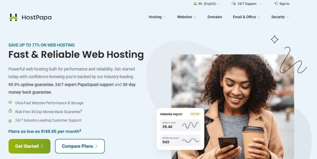 Order Hosting from HostPapa 2 Order Hosting from HostPapa