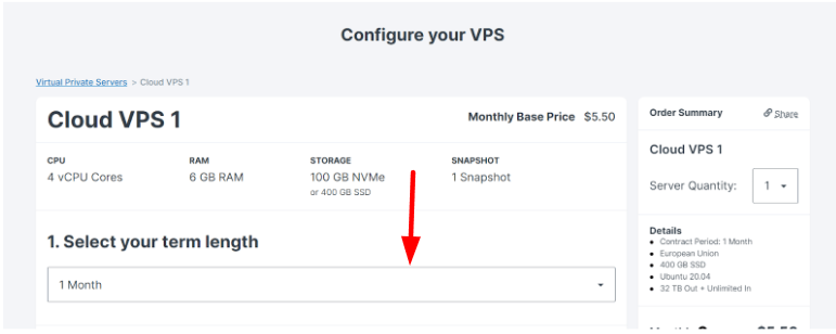 Configure your VPS