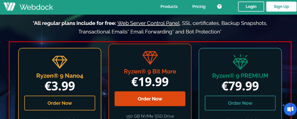 VPS Cloud Server [AMD Ryzen] Plans