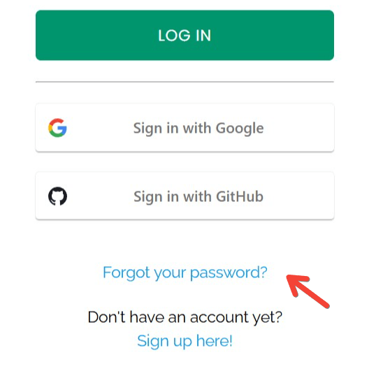 WebDock forgot password.