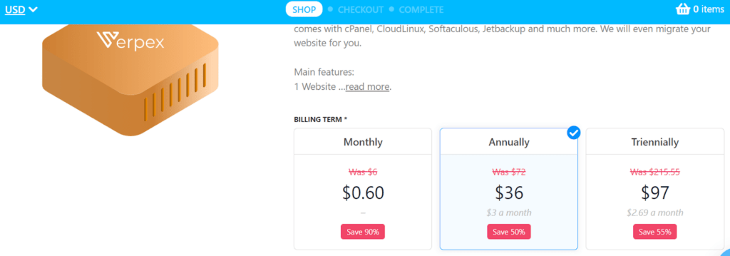 select the billing way you prefer from there