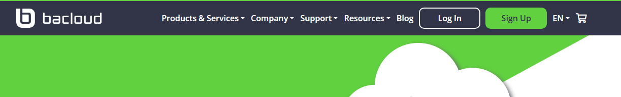 Bacloud Login