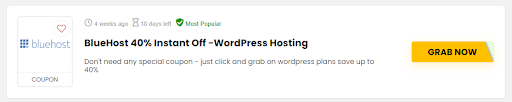 Kupon Bluehost