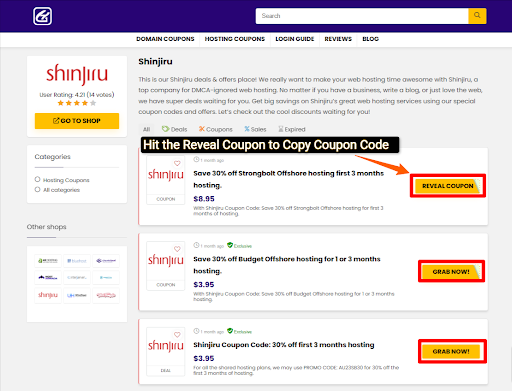 shinjiru coupons